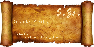 Steitz Zsolt névjegykártya